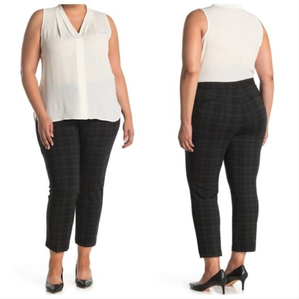 NWT  Black Watch Plaid Herringbone Pants
